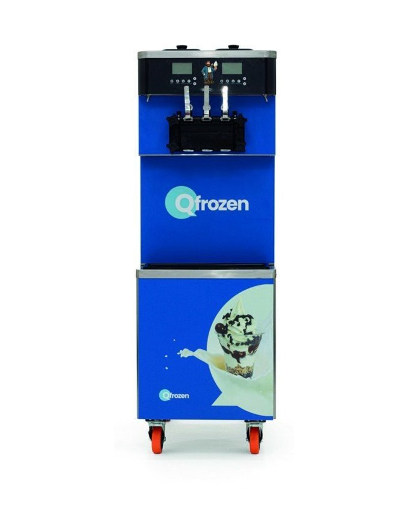 QFrozen Gulliver – macchina per gelato soft e frozen yogurt, vista frontale